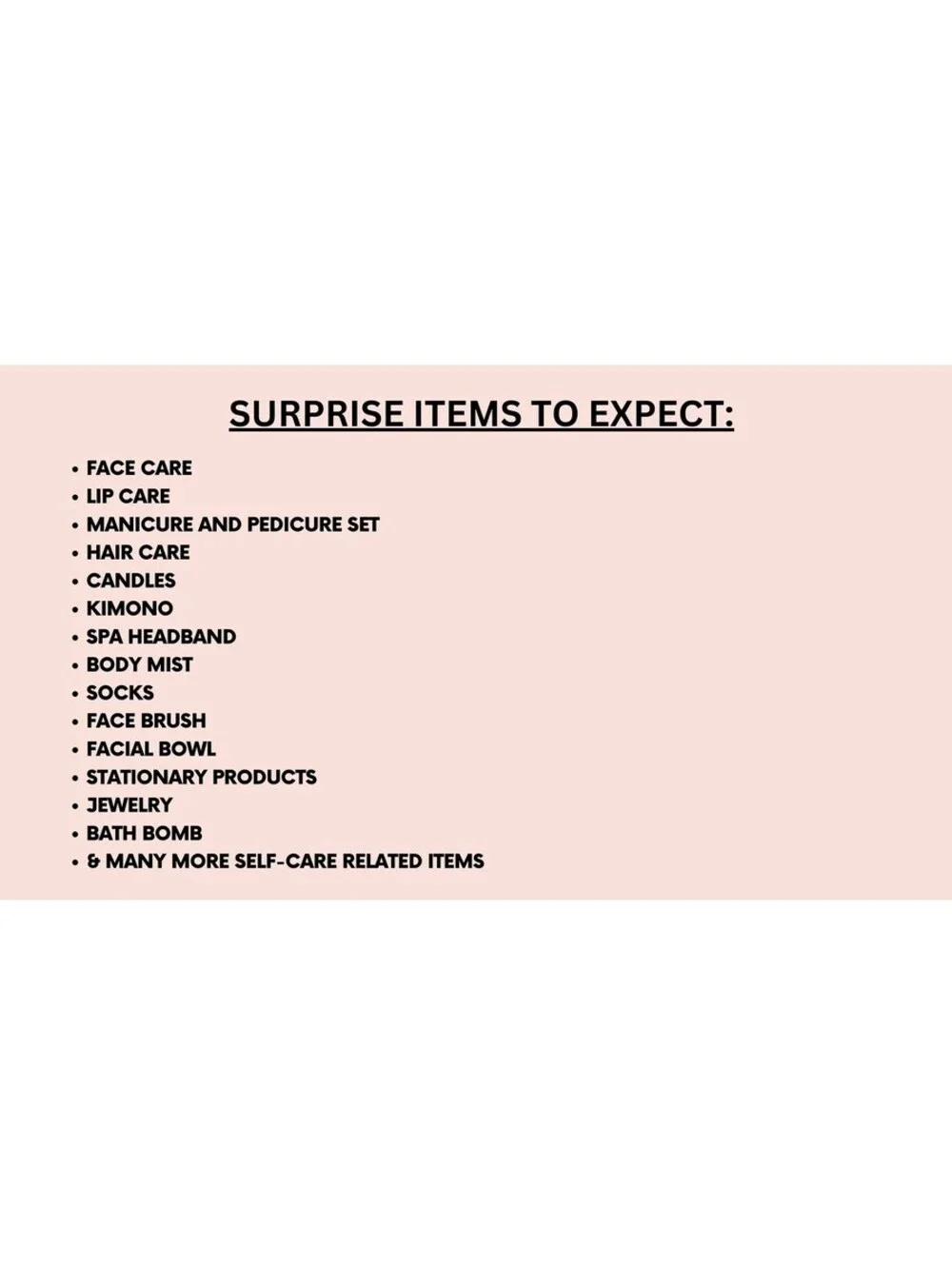 SURPRISE Scoop Self Care Box For and Healthcare Workers.